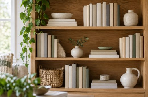 Give your books a place to belong — AI-generated editorial illustration